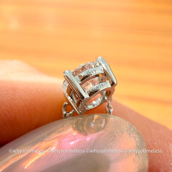 0.50ct Lab Grown Diamond 10K Round Brilliant Cut Necklace