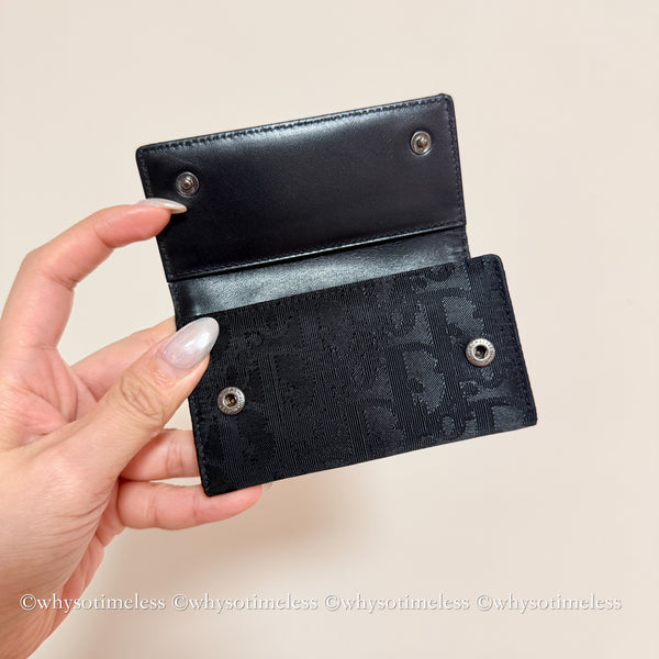 Vintage Dior Trotter Key Case - Black