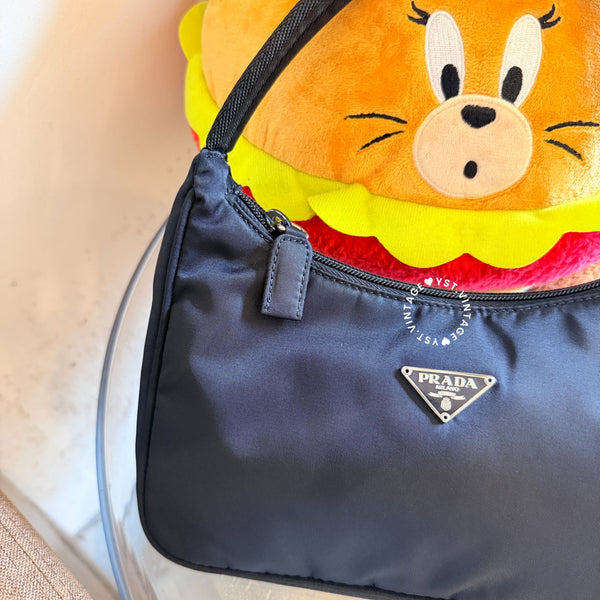 Vintage Prada Hobo Bag - Black 007