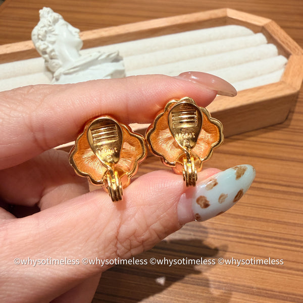 Vintage Monet 1980’s Love Knot Ear Clips