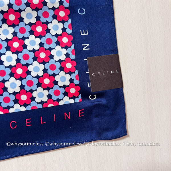 Vintage CELINE Scarfs/ Handkerchiefs - Cilo, Lily & Peony