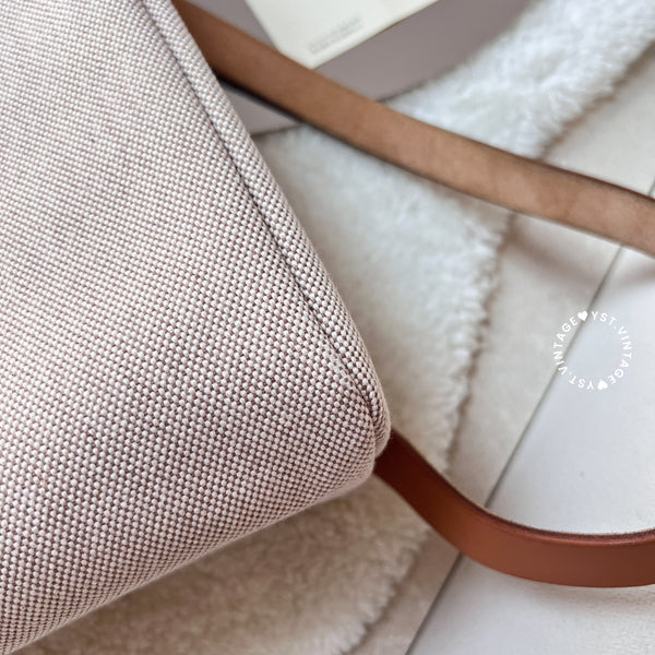 Vintage Hermès 2003 Herbag Ado Backpack PM - Beige
