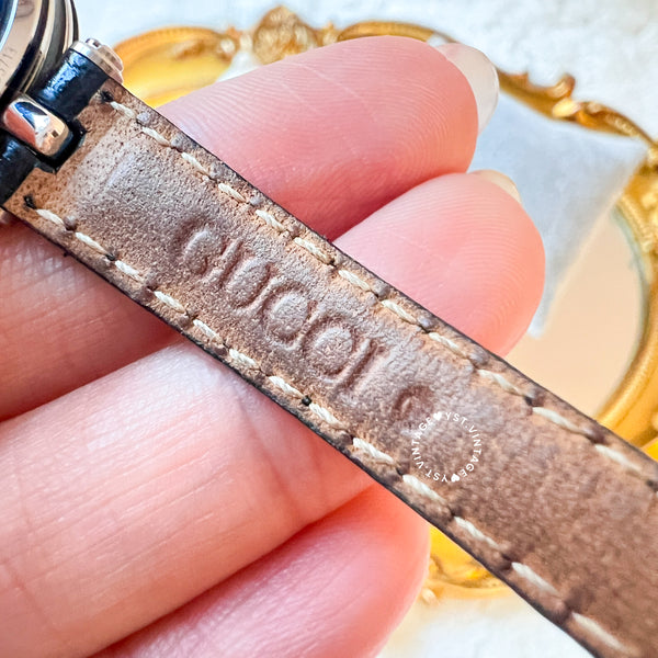 Vintage Gucci SHW Lace Print Roman Numerals Watch - 2040L