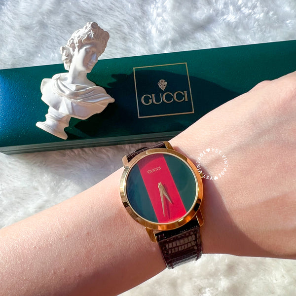 Vintage Gucci Shelly Line Watch