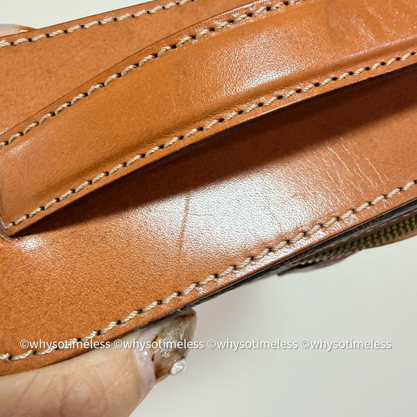 Vintage CELINE Macadam Vanity Bag 039 - Brown