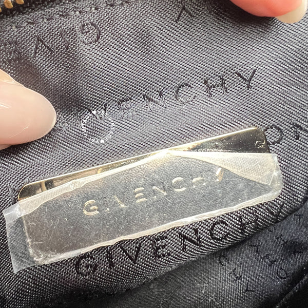 Vintage Givenchy Monogram Pochette - Black