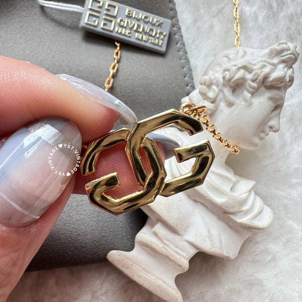 Vintage Givenchy Gold-Finish Metal Necklace