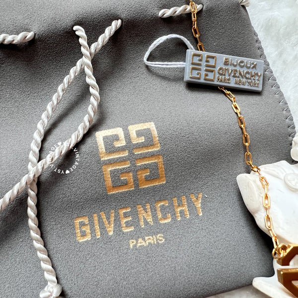 Vintage Givenchy Gold-Finish Metal Necklace