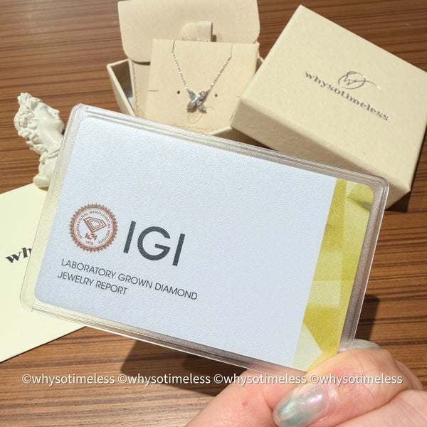 1.21ct Lab Grown Diamond 10K Marquise Brilliant Cut Clover Necklace