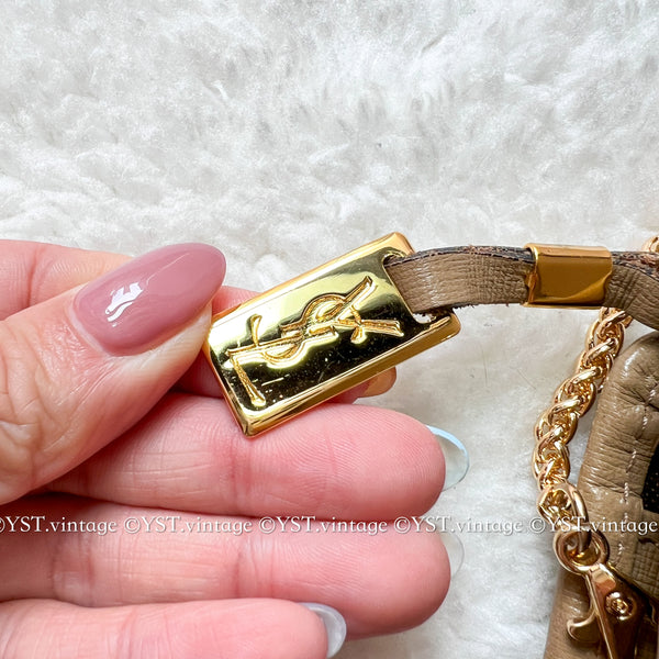 Vintage YSL Clutch 002 - Beige