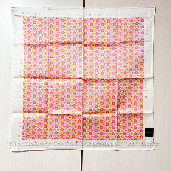 Vintage CELINE Scarfs/ Handkerchiefs - Cilo, Lily & Peony