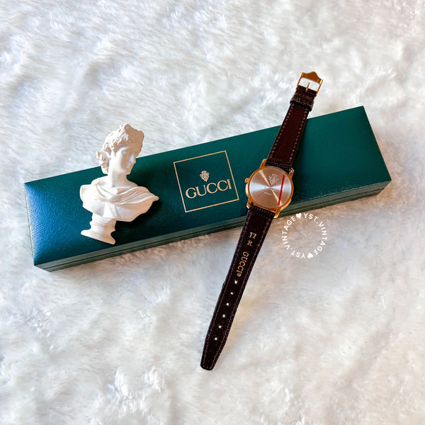 Vintage Gucci Shelly Line Watch