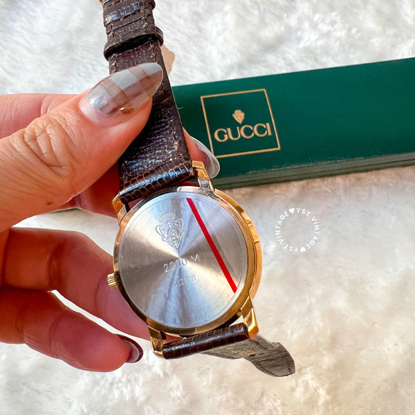 Vintage Gucci Shelly Line Watch