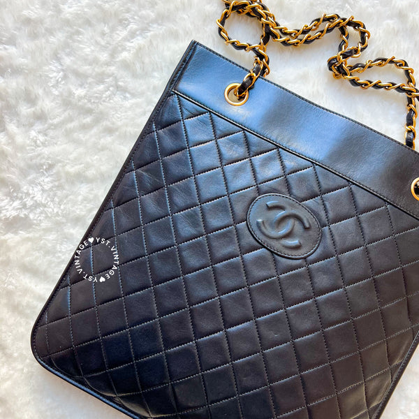 Vintage Chanel 2-Way Bag - Black 005