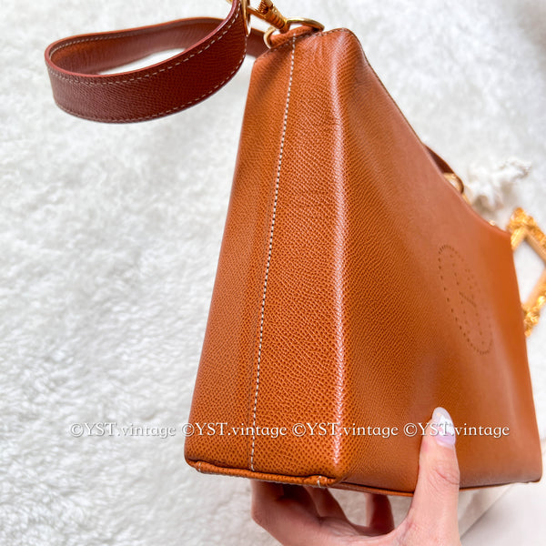 【Auction 7 April】Vintage High-Class Videpoches Bag - Golden Brown