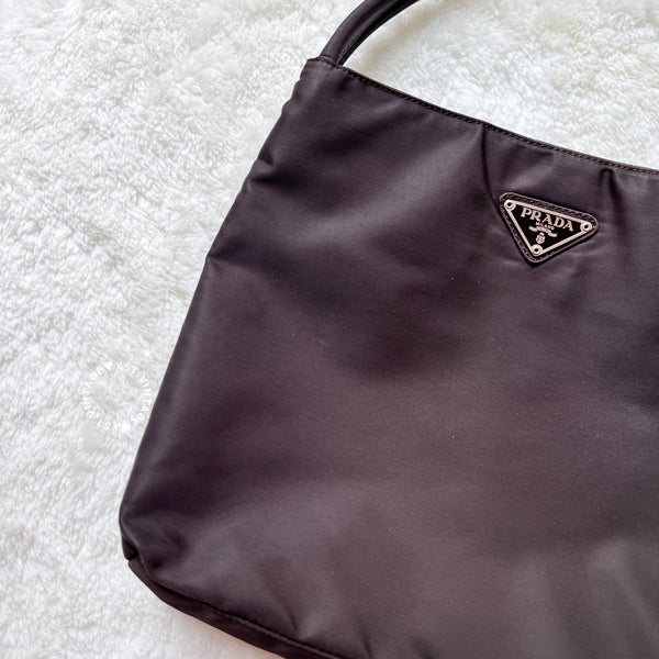 Vintage Prada Tote Bag - Brown