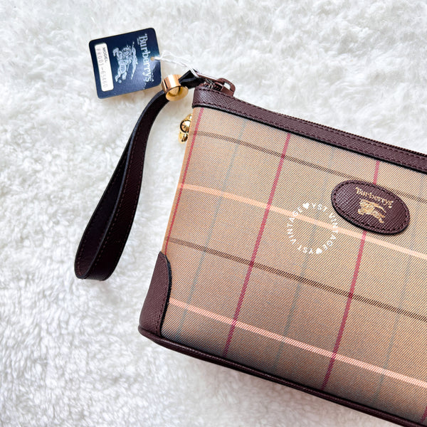 Vintage Burberrys Mini Makeup Bag