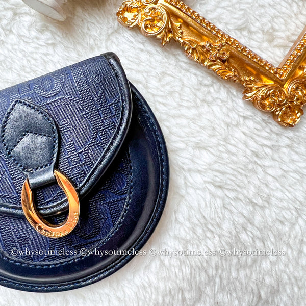 Vintage Dior Coins Bag - Navy