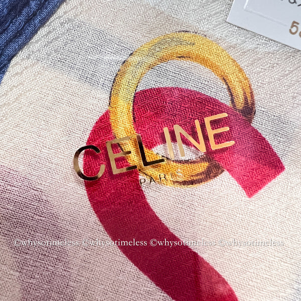 Vintage CELINE Scarfs/ Handkerchiefs Box Set - Vera