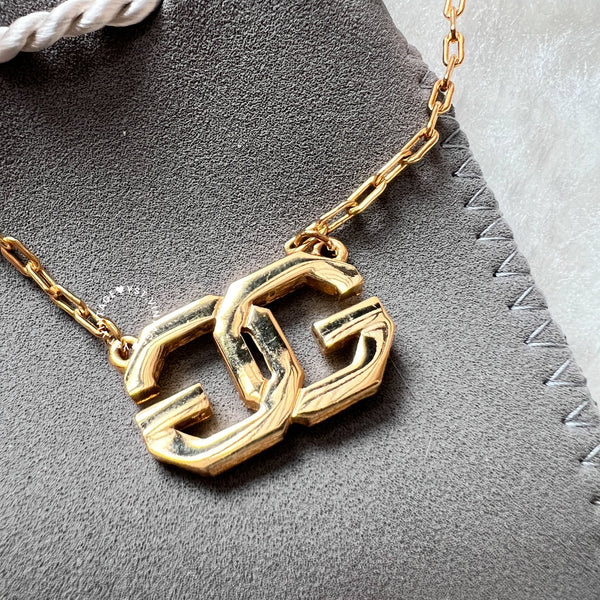 Vintage Givenchy Gold-Finish Metal Necklace