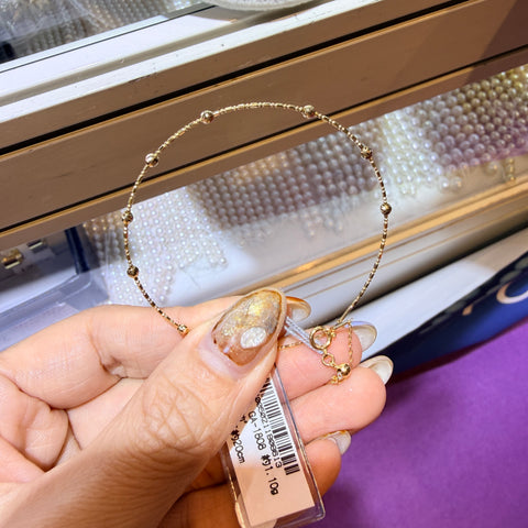 18KYG Golden Ball Bracelet