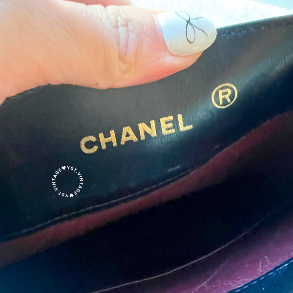 Vintage Chanel 2-Way Bag - Black 005