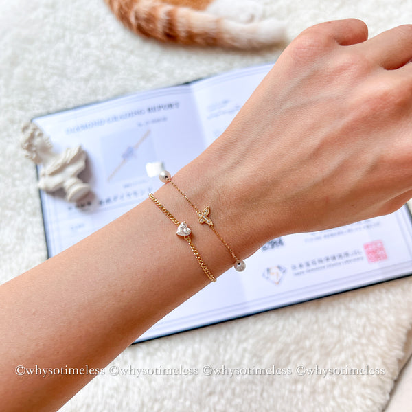 /pre-order/ Mon Cœur Lab Grown Diamond 18KYG Cuban Link Bracelet