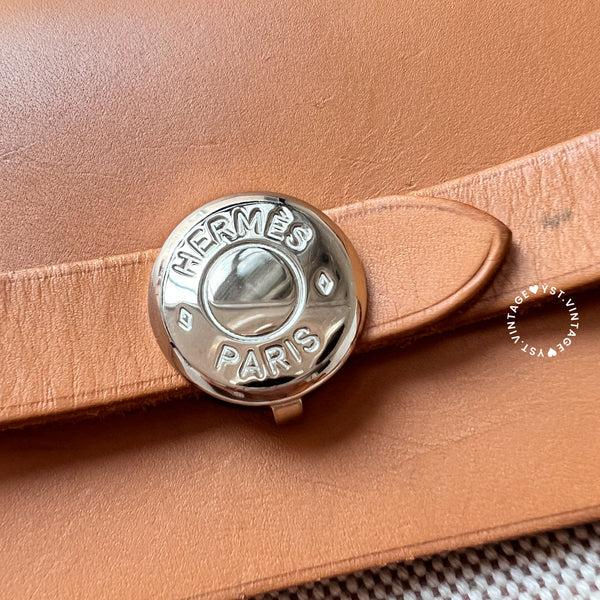 Vintage Hermès 2003 Herbag Ado Backpack PM - Beige