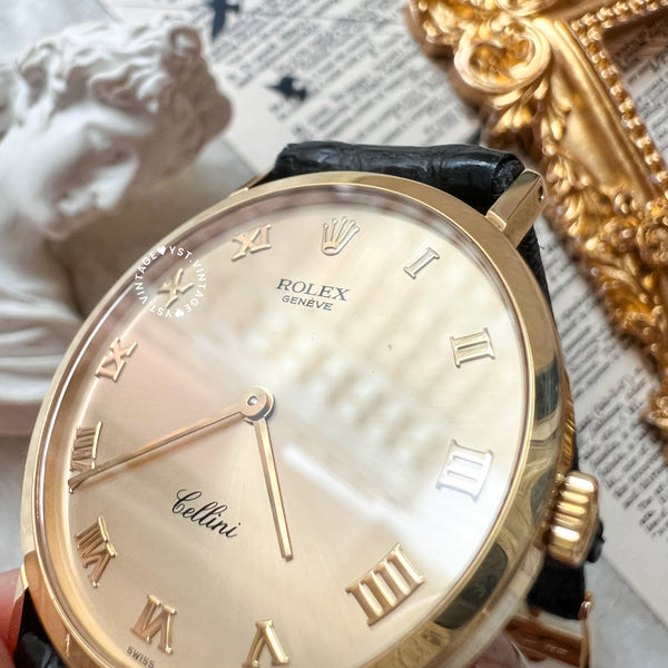 Vintage Rolex Cellini 18KYG Watch