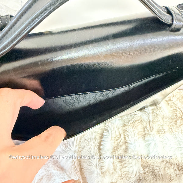 Vintage YSL Y-Kelly Bag - Black