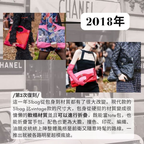 CHANEL 31BAG 的前世今生