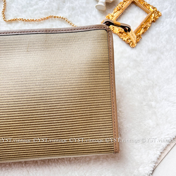Vintage YSL Clutch 002 - Beige