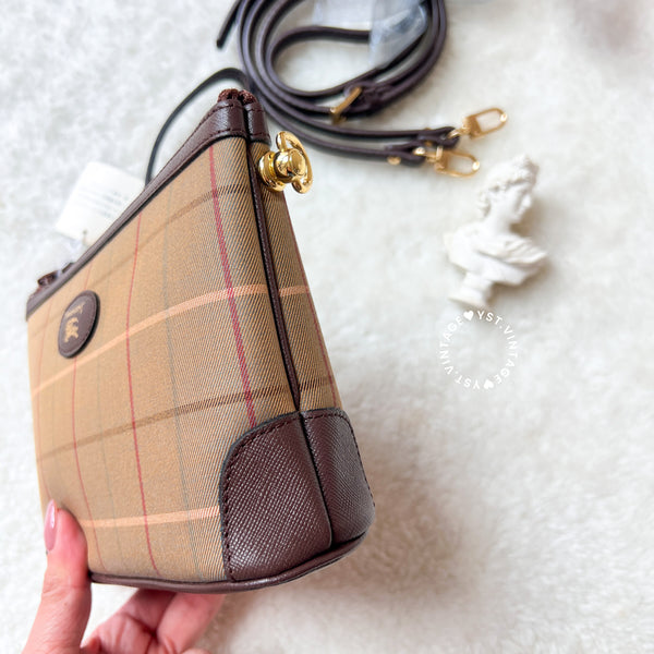 Vintage Burberrys Mini Makeup Bag
