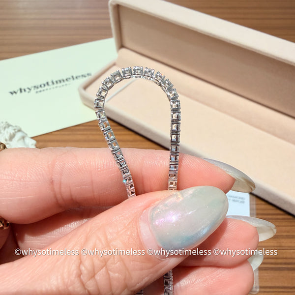 【Pre-order】3.0ct/ 5.0ct Lab Grown Diamond Tennis Bracelet - 10KWG