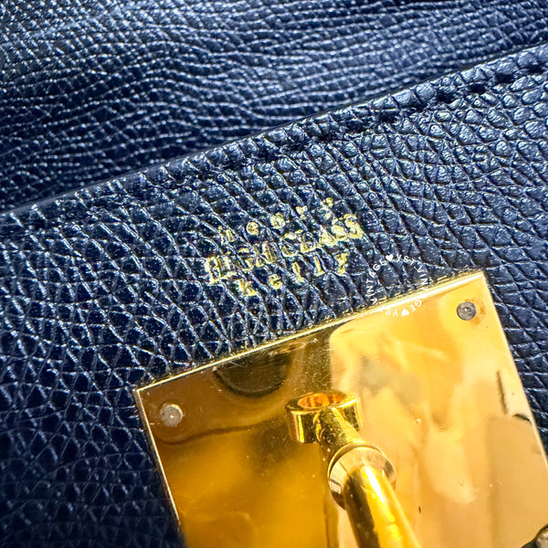 Vintage High-Class Kelly28 Bag - Black