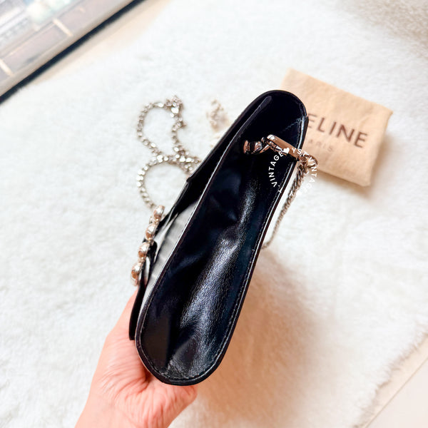 Vintage CELINE Planet Clutch - Black