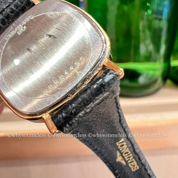 Vintage Longines Présence Cushion Shaped Quartz Watch With Original Box