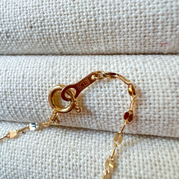 Japanese 10K/18KYG Necklace - Marie / Joséphine