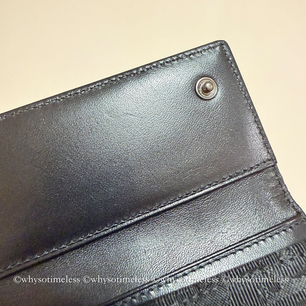 Vintage Dior Trotter Key Case - Black