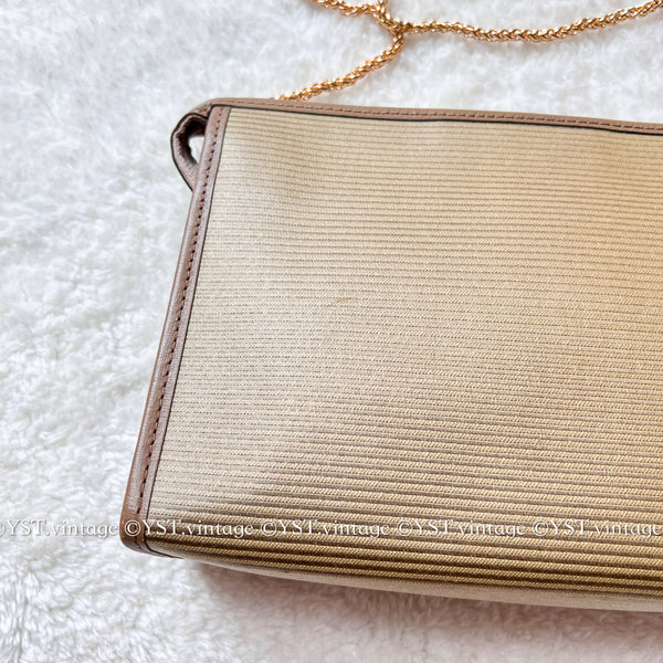 Vintage YSL Clutch 002 - Beige