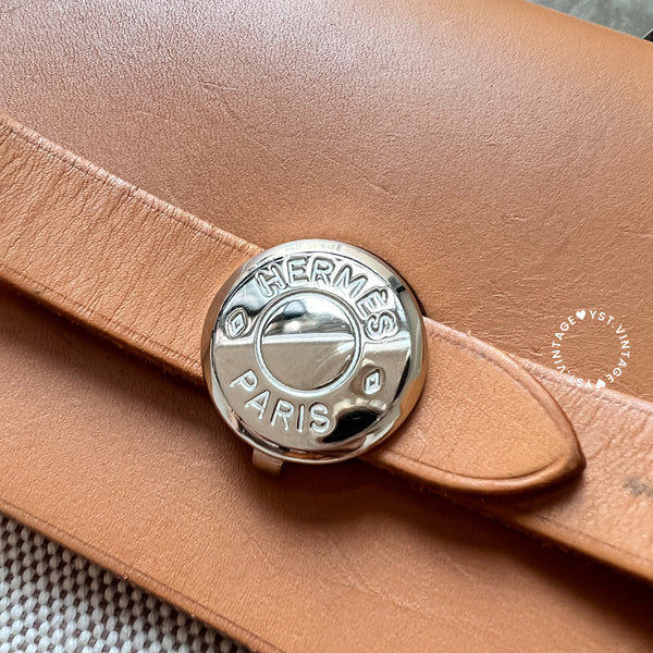 Vintage Hermès 2003 Herbag Ado Backpack PM - Beige