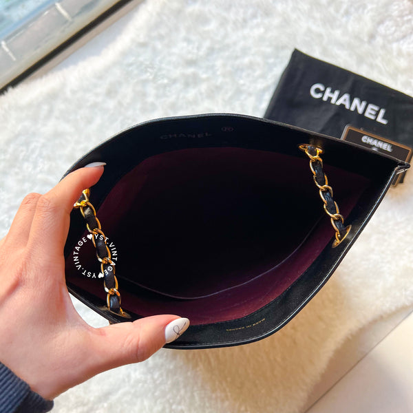 Vintage Chanel 2-Way Bag - Black 005