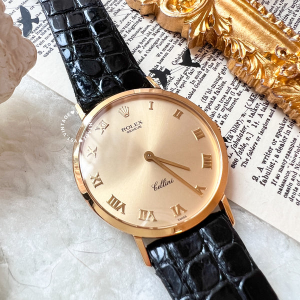 Vintage Rolex Cellini 18KYG Watch