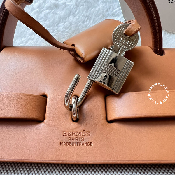 Vintage Hermès 2003 Herbag Ado Backpack PM - Beige