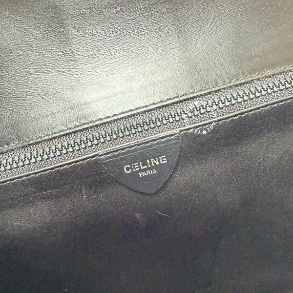Vintage CELINE Planet Clutch - Black