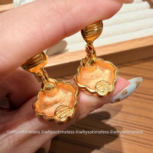 Vintage Monet 1980’s Love Knot Ear Clips