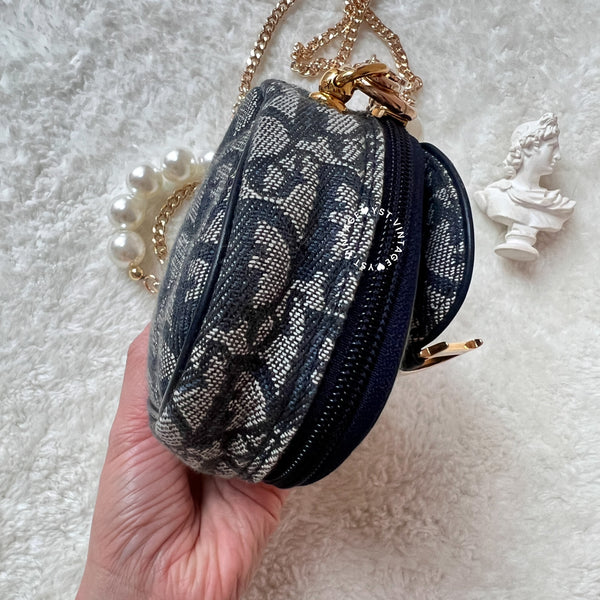 Vintage Dior Trotter Saddle Mini Bag / Makeup Bag 005