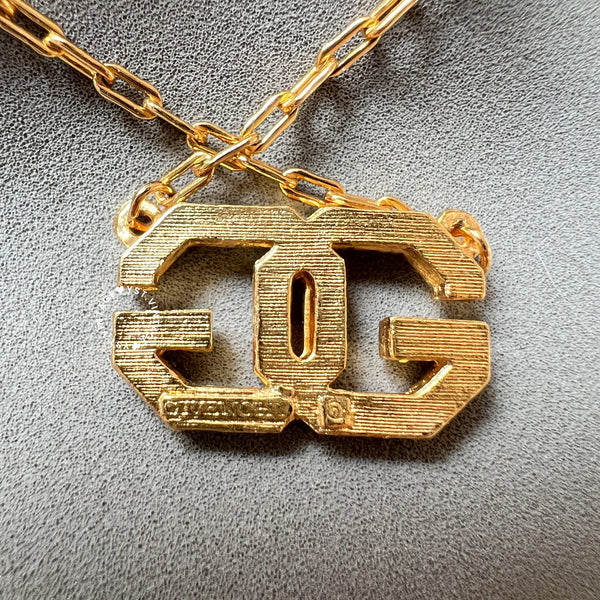 Vintage Givenchy Gold-Finish Metal Necklace