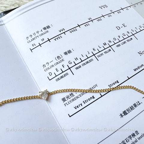 /pre-order/ Mon Cœur Lab Grown Diamond 18KYG Cuban Link Bracelet