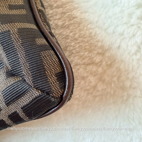 Vintage Fendi Zucca Tote Bag GHW